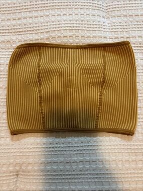 Urban Outfitters Out From Under Ribbed Tube Top Yellow/Gold XS/S
